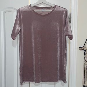 NWOT Old Navy Velvet Top